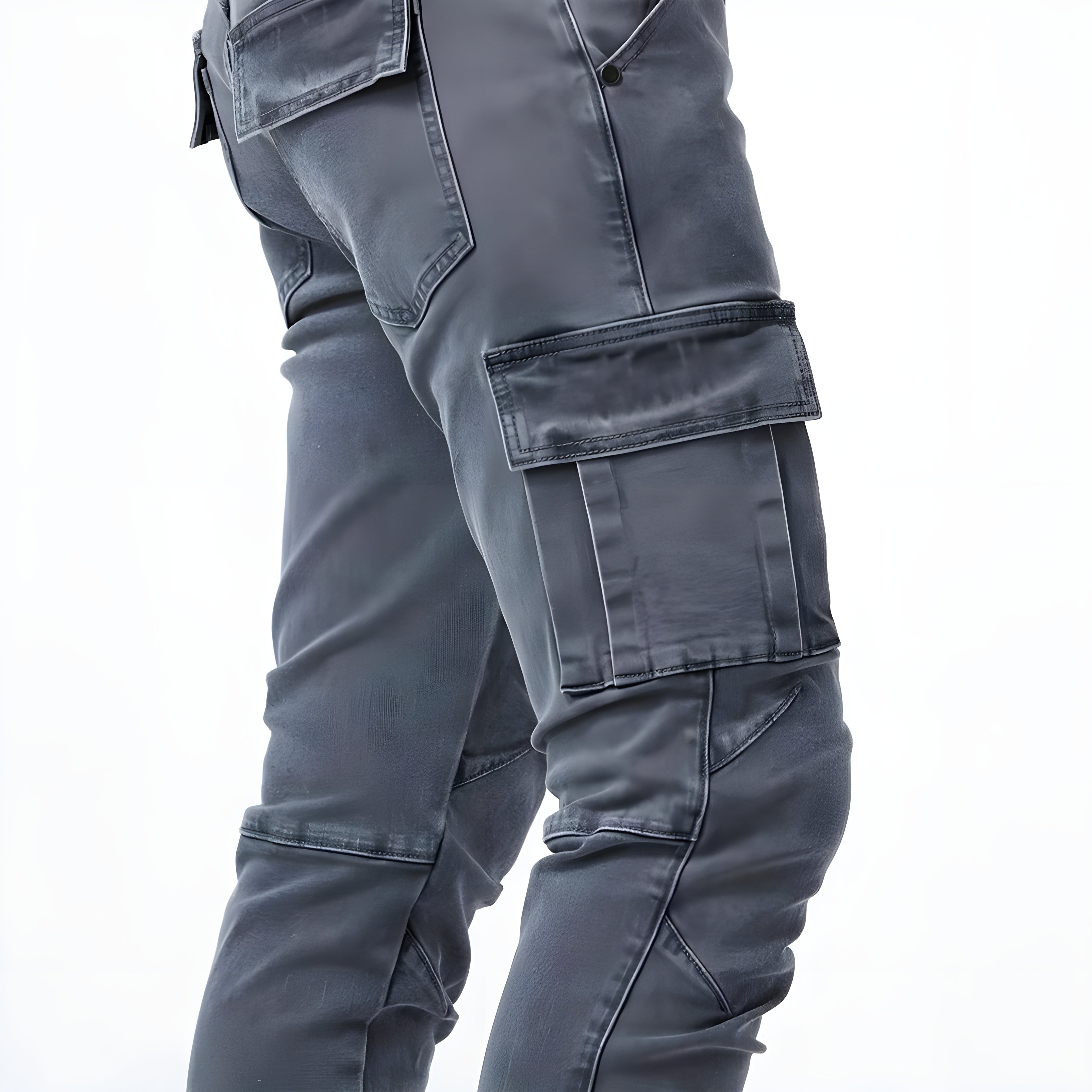 Deryn™ Stretch-Denim Cargo-housut